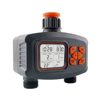 2 Way LCD Display Casa Jardim Irrigação Temporizador de chuva Controlador automático