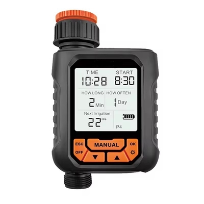 Large LCD Display Water Timer Impermeável Casa Jardim Irrigação Temporizador de chuva