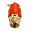 Válvula de escape de bronze pequena 1/4&quot; da segurança regulador da liberação da pressão de BSP 120PSI