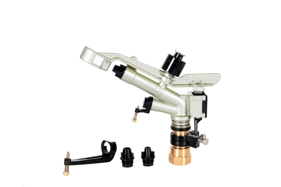 Sistema de irrigação portátil de 1' de alumínio Rainun Sprinkler Com bico duplo
